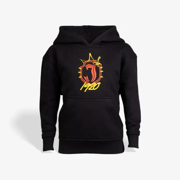 Bluza dziecięca czarna z kapturem 1920