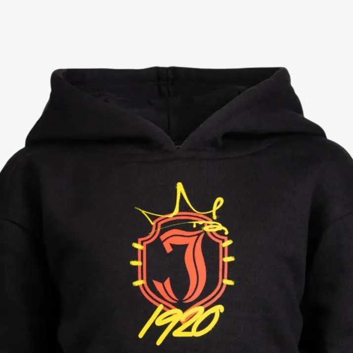 Bluza dziecięca czarna z kapturem 1920