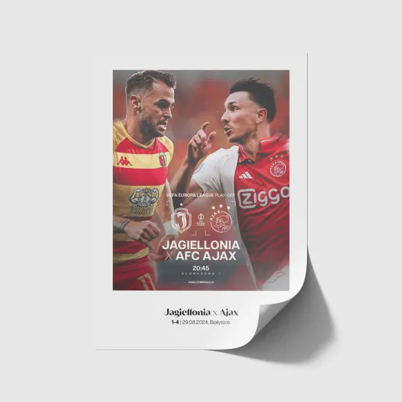 Plakat Jagiellonia vs Ajax