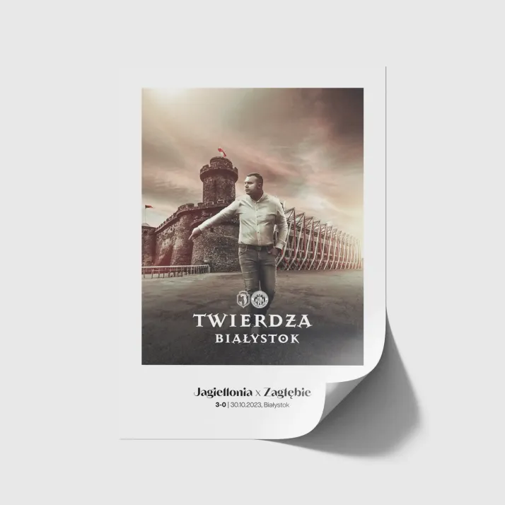 Plakat Jagiellonia vs Zagłębie