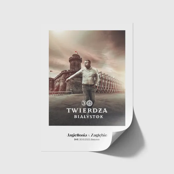 Plakat Jagiellonia vs Zagłębie