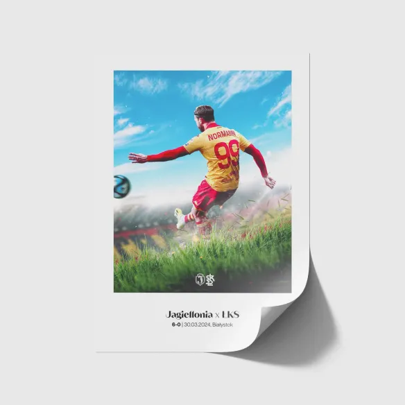 Plakat Jagiellonia vs ŁKS