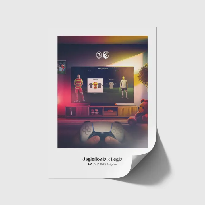 Plakat Jagiellonia vs Legia 2-0