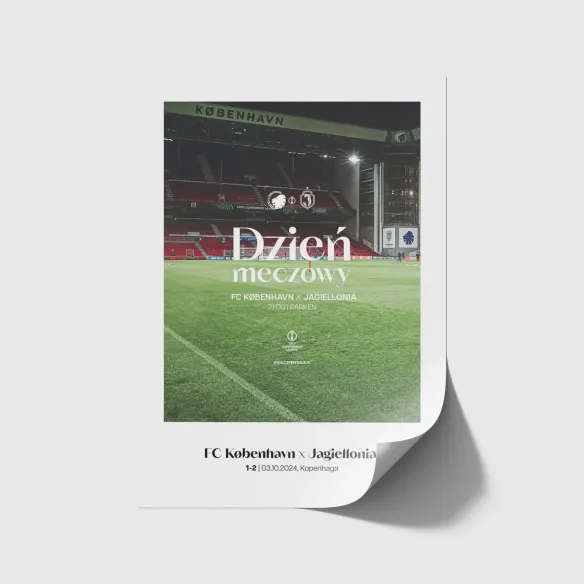 Plakat FC Kobenhavn vs Jagiellonia