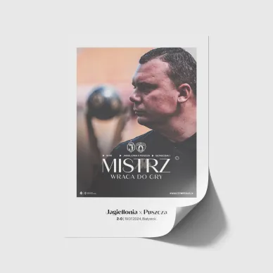 Plakat Jagiellonia vs Puszcza