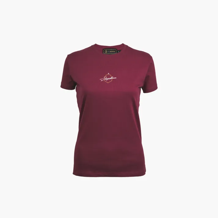 Koszulka damska herb bordowa