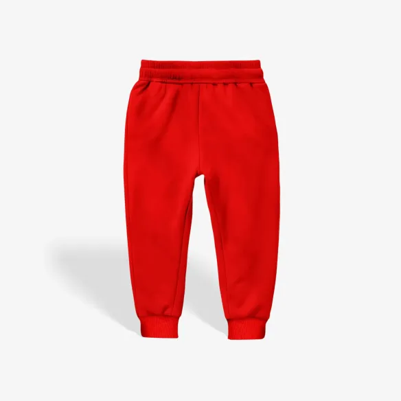 Spodnie dziecięce czerwone herb