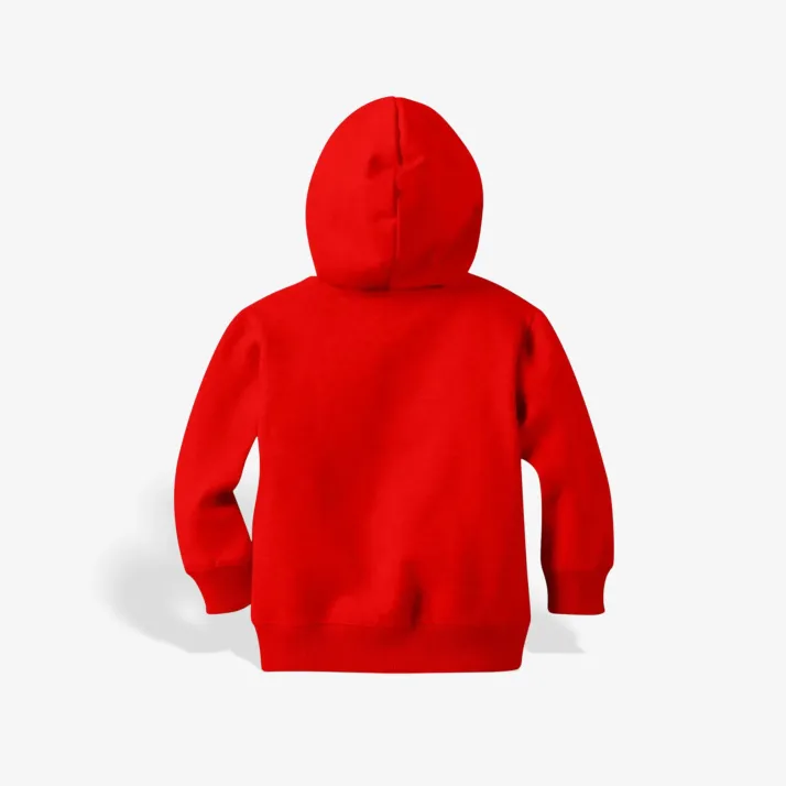 Bluza dziecięca z kapturem herb czerwona