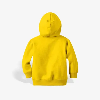 Bluza dziecięca z kapturem herb żółta 2