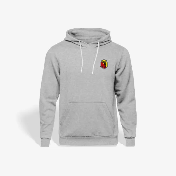 Bluza z kapturem Herb szara