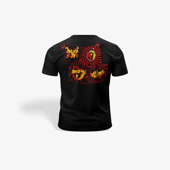 Koszulka dziecięca Czarna Komiks