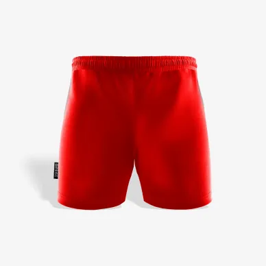Spodenki krótkie Base Line czerwone 2