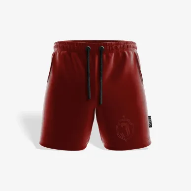 Spodenki krótkie dziecięce Base Line bordowe