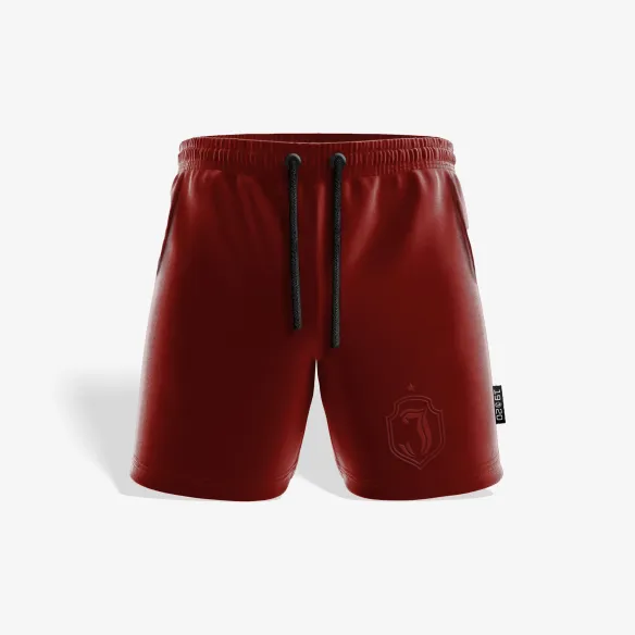 Spodenki krótkie dziecięce Base Line bordowe