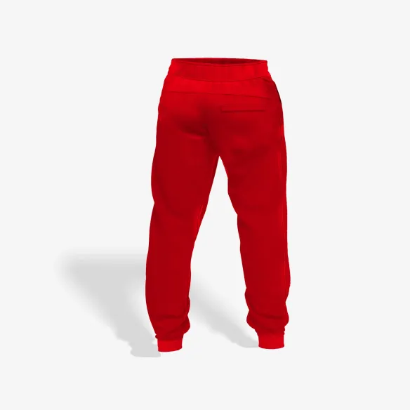 Spodnie Dresowe Base Line czerwone