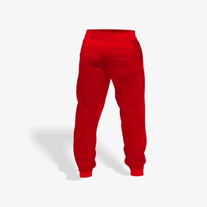 Spodnie Dresowe dziecięce Base Line czerwone