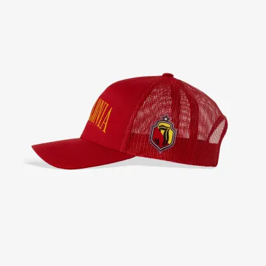 Czapka z daszkiem JAGIELLONIA czerwona trucker 2