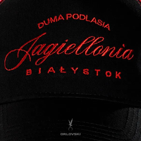 Czapka z daszkiem Czarno Czerwona Duma Podlasia