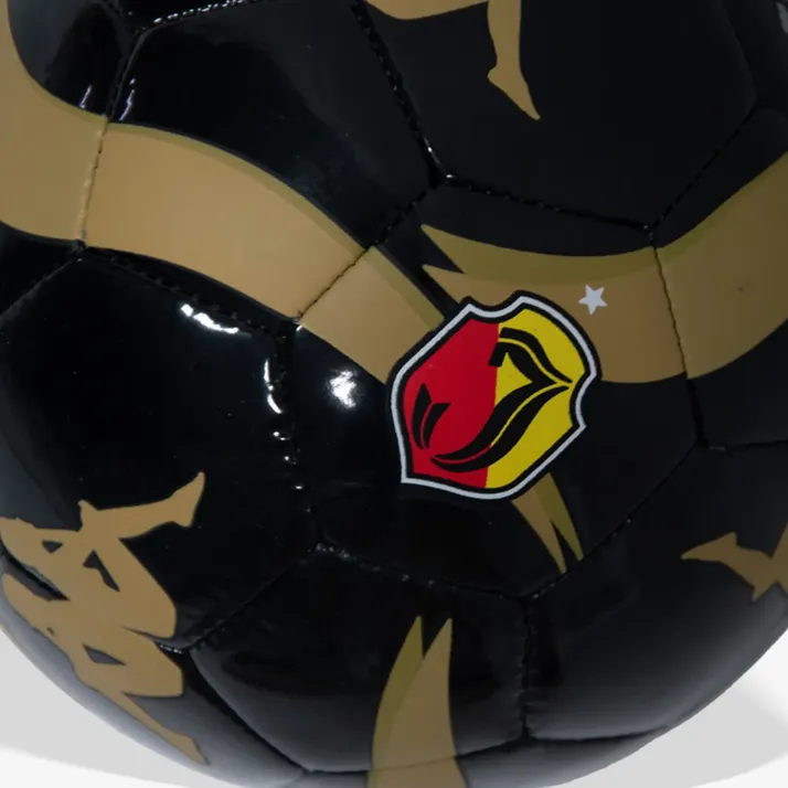 Piłka kappa czarno złota "2"