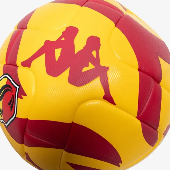 Piłka kappa żółto czerwona "5"