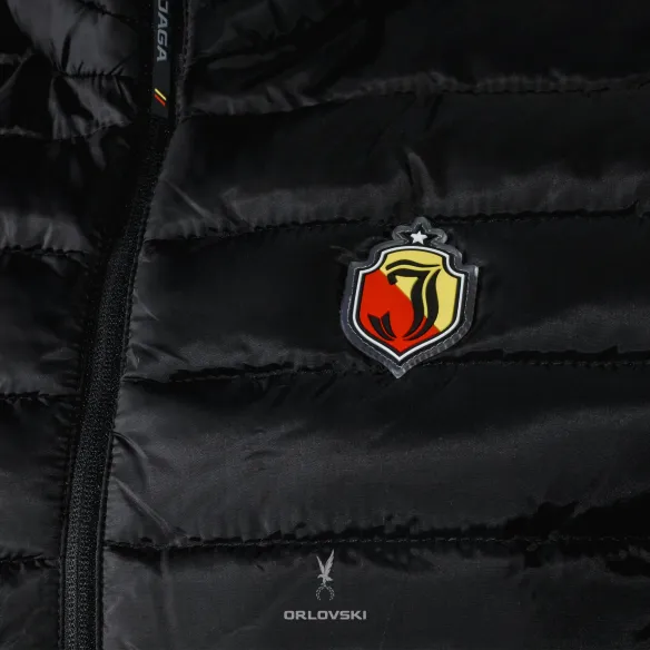 Bezrękawnik czarny Jagiellonia z herbem