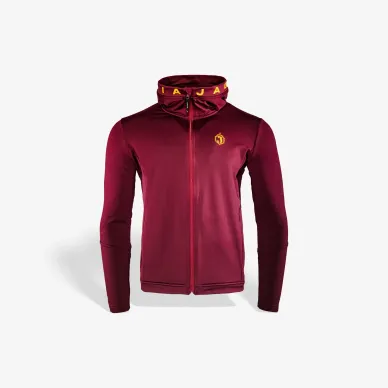 Bluza tech-wear bordowa herb plecy