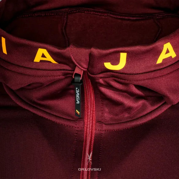 Bluza tech-wear bordowa herb plecy