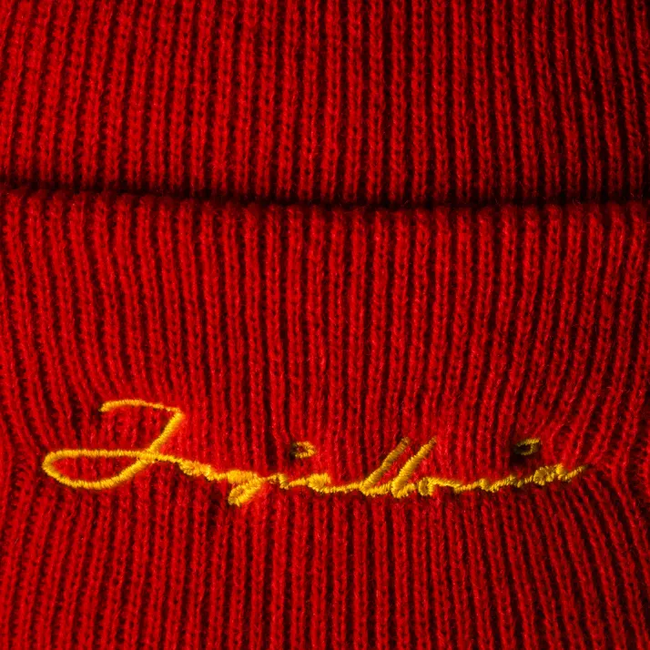 Czapka z bąblem czerwona koszulka