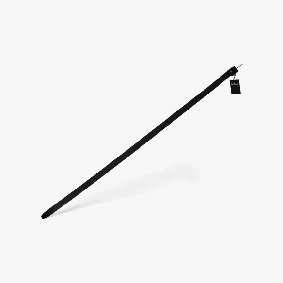 Pasek skórzany tłoczony czarny herb