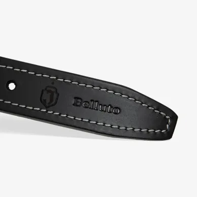 Pasek skórzany z przeszyciami herb 2