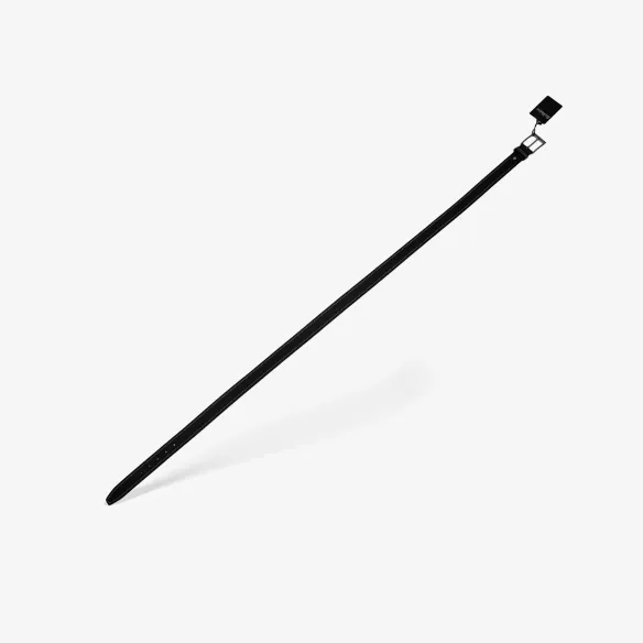 Pasek skórzany z przeszyciami herb