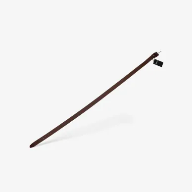 Pasek skórzany tłoczony brązowy herb 2