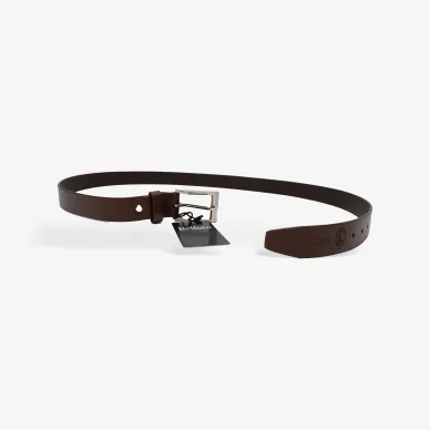 Pasek skórzany tłoczony brązowy herb