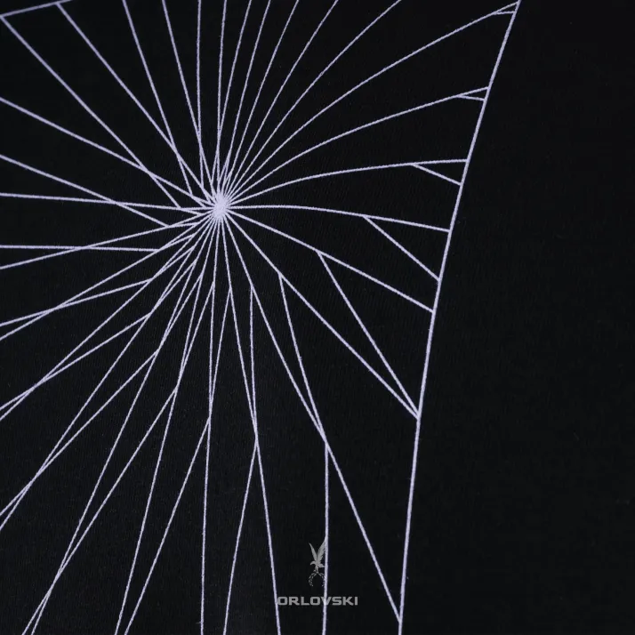 Koszulka czarna damska Słońce