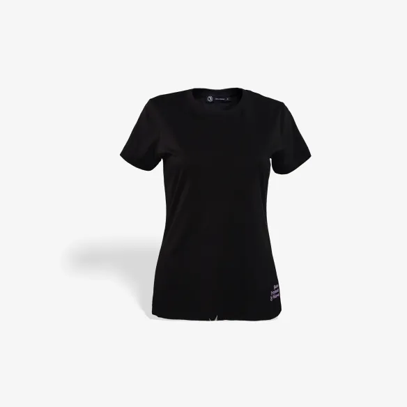 Koszulka czarna damska Słońce