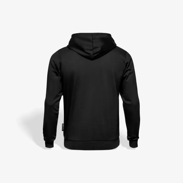 Bluza z kapturem na zamek czarna herb Base Line