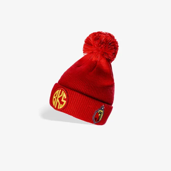 Czapka dziecięca czerwona BKS