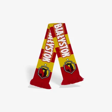 Szalik Jagiellonia biały napis 2