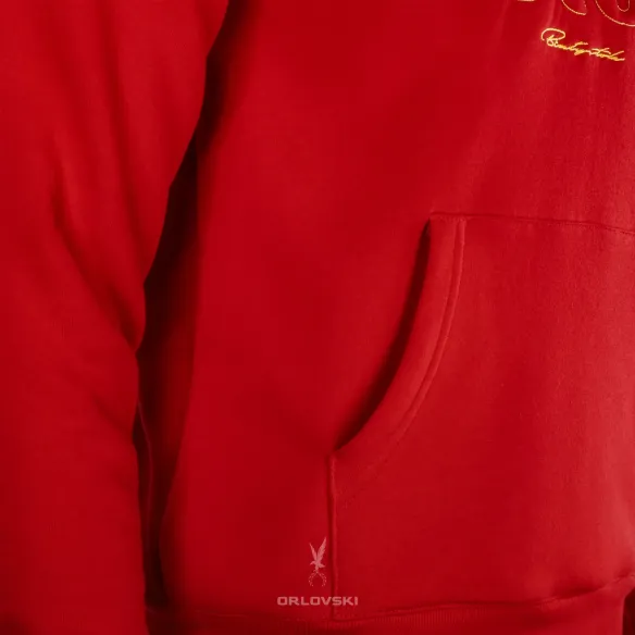 Bluza z kapturem czerwona JAGA