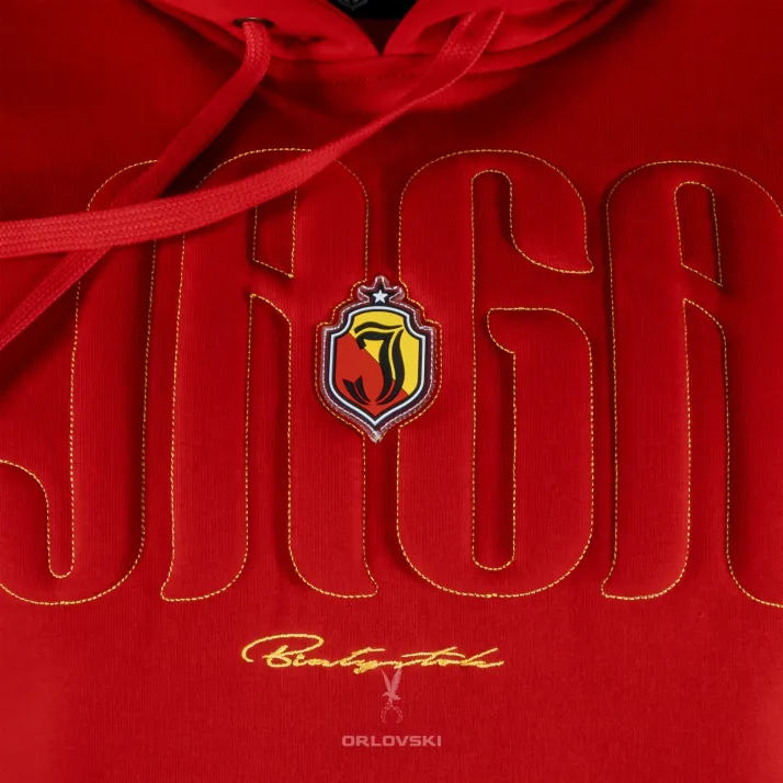 Bluza z kapturem czerwona JAGA