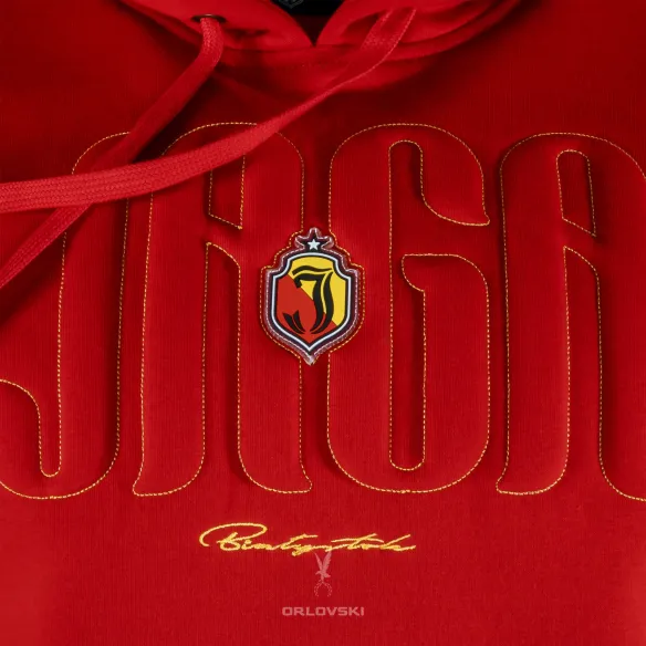 Bluza z kapturem czerwona JAGA