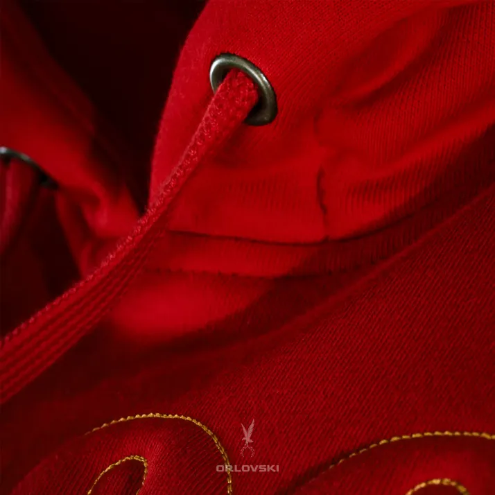 Bluza z kapturem czerwona JAGA