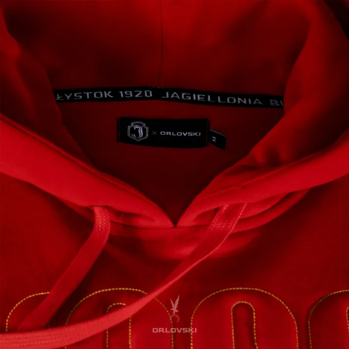 Bluza z kapturem czerwona JAGA
