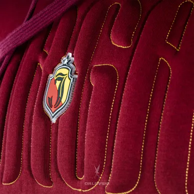 Bluza z kapturem bordowa JAGA 2