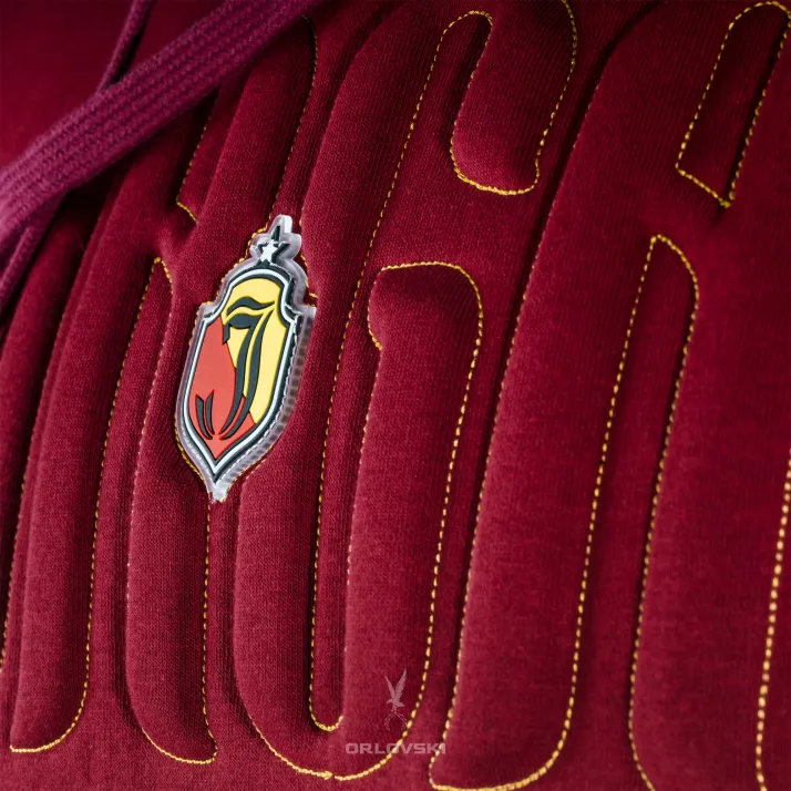 Bluza z kapturem bordowa JAGA