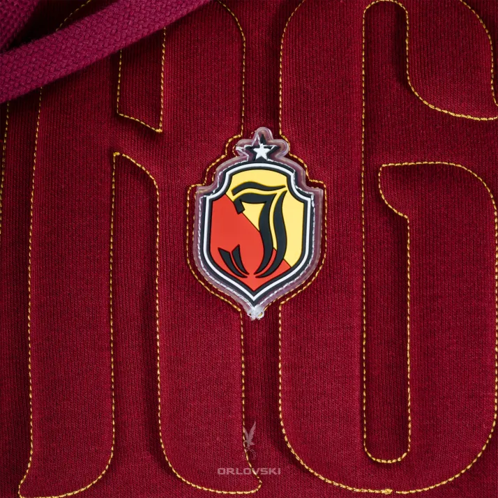 Bluza z kapturem bordowa JAGA