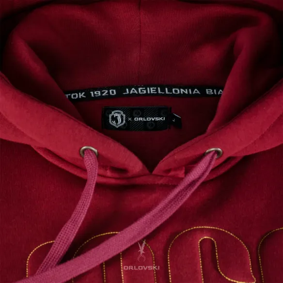 Bluza z kapturem bordowa JAGA