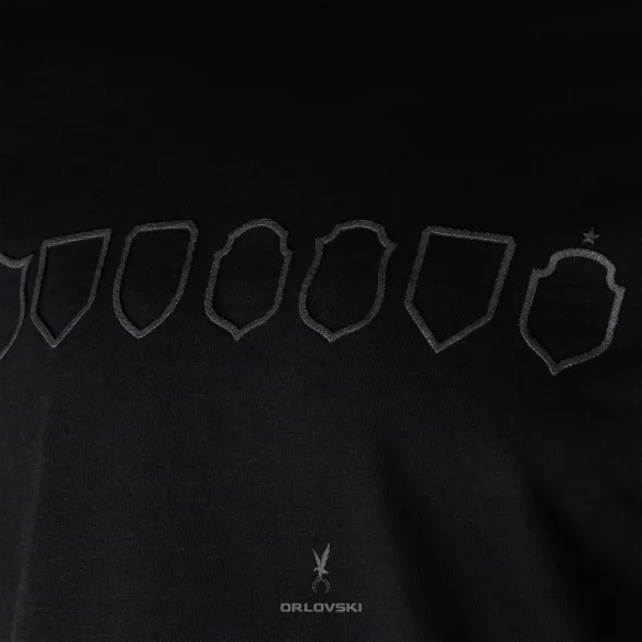 Koszulka czarna historia herbów