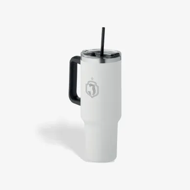 Kubek termiczny Duży 1,2 L biały