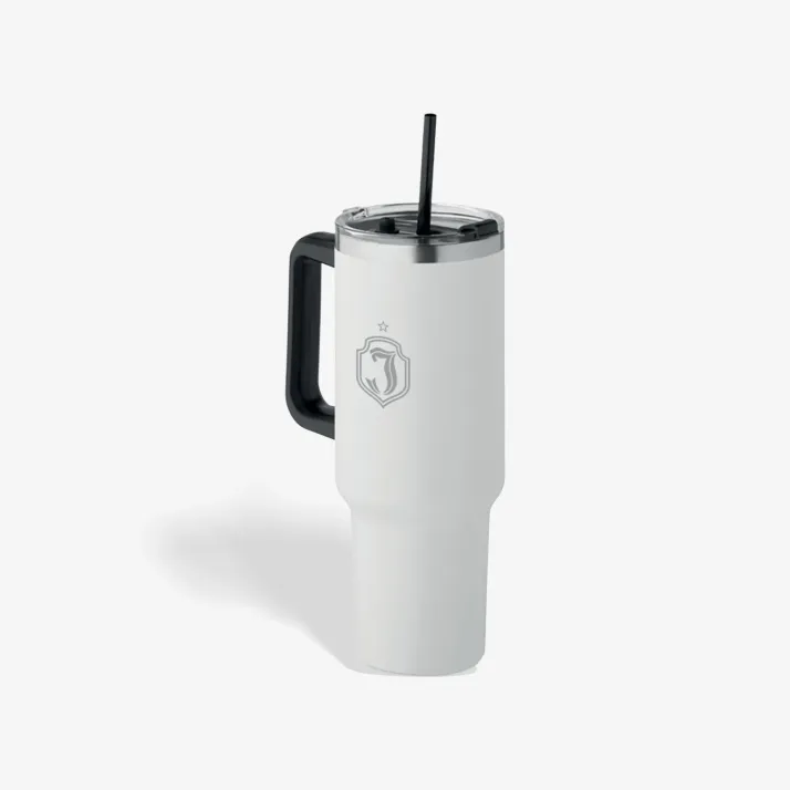 Kubek termiczny Duży 1,2 L biały